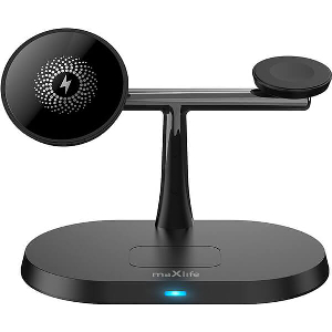 MAXLIFE MXWC-03 3IN1 WIRELESS CHARGER 15W BLACK