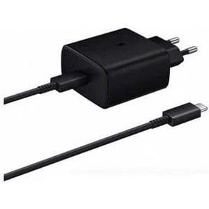 SAMSUNG WALL CHARGER TA845 45W 1X TYPE-C WITH TYPE-C CABLE BLACK BULK