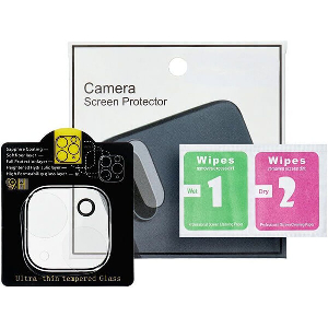 5D FULL GLUE CAMERA TEMPERED GLASS FOR SAMSUNG GALAXY A15 4G / A15 5G / M15 BLACK