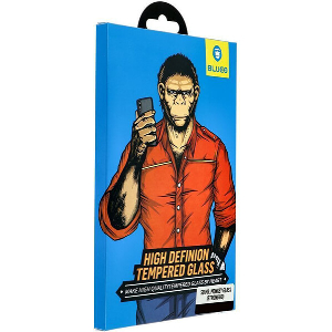 5D MR. MONKEY GLASS FOR APPLE IPHONE 14 PRO BLACK (STRONG HD)