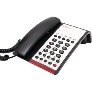 OSIO OSWH-4800B HOTEL TELEPHONE WITH SPEAKERPHONE, 10 MEMORIES AND SOS