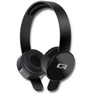 QOLTEC 50817 HEADPHONES WITH MICROPHONE BLACK