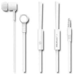 QOLTEC 50832 IN-EAR HEADPHONES WITH MICROPHONE WHITE