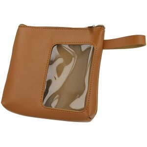 4SMARTS PACKING POUCH LEATHER SLIM 13X13X2.5 CM COGNAC