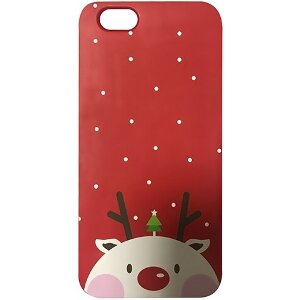 BACK COVER SILICON CASE REINDEER TREE FOR APPLE IPHONE 5/5S