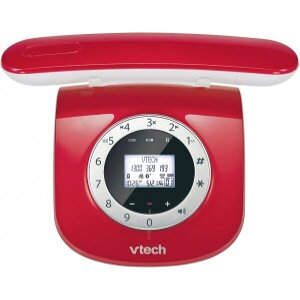 VTECH LS1750 CORDLESS PHONE RED