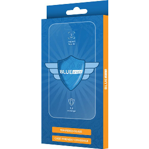 FRONT COVER CLEAR SCREEN PROTECTOR BLUE SHIELD SAMSUNG GALAXY A24 4G A245 BLACK