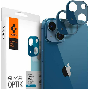 SPIGEN TR OPTIK 2 PACK BLUE FOR IPHONE 13/13 MINI