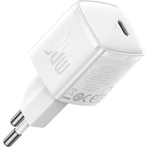 BASEUS CUBE PRO USB TYPE-C FAST CHARGER 30W WHITE