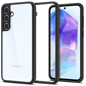 SPIGEN ULTRA HYBRID MATTE BLACK FOR SAMSUNG GALAXY A55
