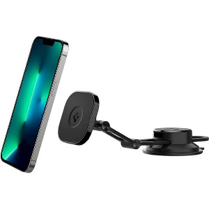 SPIGEN ONETAP 3 CAR MOUNT MAGSAFE DASHBOARD/WINDSHIELD ITS35-3 BLACK