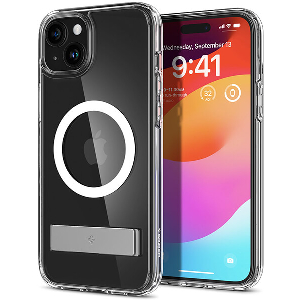 SPIGEN ULTRA HYBRID S MAGSAFE CRYSTAL CLEAR FOR IPHONE 15