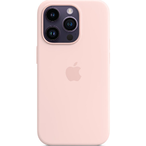 APPLE IPHONE 14 PRO SILICONE CASE WITH MAGSAFE CHALK PINK MPTH3