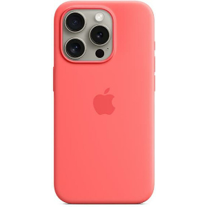 APPLE IPHONE 15 PRO MAX SILICONE CASE MAGSAFE GUAVA MT1V3