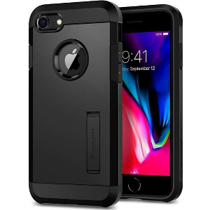 SPIGEN TOUGH ARMOR 2 BACK COVER CASE FOR APPLE IPHONE 7/8 BLACK