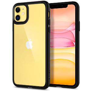 SPIGEN ULTRA HYBRID BACK COVER CASE FOR APPLE IPHONE 11 MATTE BLACK