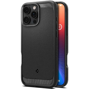 SPIGEN RUGGED ARMOR MAGSAFE MATTE BLACK FOR IPHONE 16 PRO