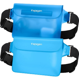 SPIGEN AQUA SHIELD WATERPROOF WAIST BAG A620 2 PACK SEA BLUE