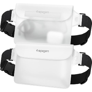 SPIGEN AQUA SHIELD WATERPROOF WAIST BAG A620 2 PACK SNOW WHITE