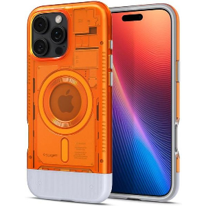 SPIGEN CLASSIC C1 MAGSAFE TANGERINE FOR IPHONE 16 PRO