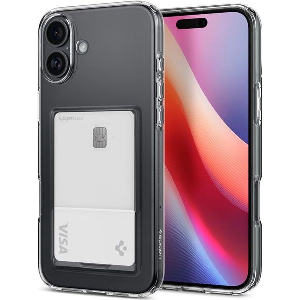 SPIGEN CRYSTAL SLOT CRYSTAL CLEAR FOR IPHONE 16