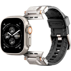 SPIGEN DURAPRO ARMOR BLACK FOR APPLE WATCH 49MM/46MM/45MM/44MM/42MM