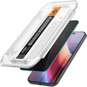 SPIGEN GLASS TR EZ FIT (PRIVACY) 2 PACK TRANSPARENCY FOR IPHONE 16 PRO MAX
