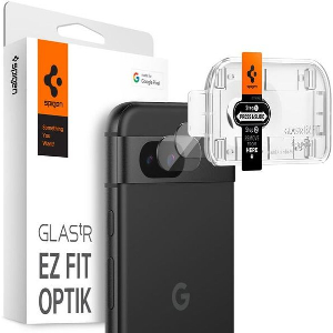 SPIGEN GLASS TR EZ FIT OPTIK 2 PACK CRYSTAL CLEAR FOR GOOGLE PIXEL 8A