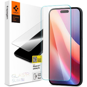 SPIGEN GLASS TR SLIM HD 1 PACK TRANSPARENCY FOR IPHONE 16/15
