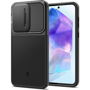 SPIGEN OPTIK ARMOR BLACK FOR SAMSUNG GALAXY A55