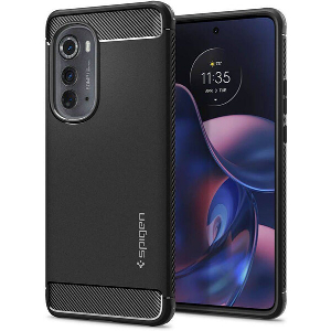 SPIGEN RUGGED ARMOR BLACK FOR MOTOROLA EDGE 2022