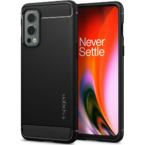 SPIGEN RUGGED ARMOR BLACK FOR ONEPLUS NORD 2 5G