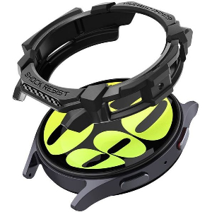 SPIGEN RUGGED ARMOR MATTE BLACK FOR SAMSUNG GALAXY WATCH7 (44MM)