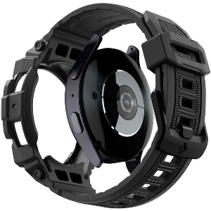 SPIGEN RUGGED ARMOR PRO MATTE BLACK FOR SAMSUNG GALAXY WATCH7 (44MM)