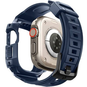 SPIGEN RUGGED ARMOR PRO NAVY BLUE FOR APPLE WATCH ULTRA 2/1 49MM