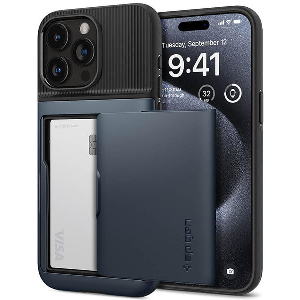SPIGEN SLIM ARMOR CS METAL SLATE FOR IPHONE 15 PRO