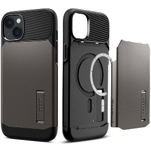 SPIGEN SLIM ARMOR MAGSAFE GUNMETAL FOR IPHONE 14 PLUS