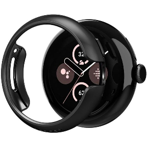 SPIGEN THIN FIT BLACK FOR GOOGLE PIXEL WATCH 3/2/1 (41MM)