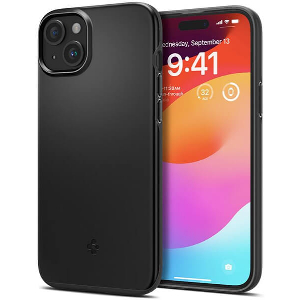 SPIGEN THIN FIT BLACK FOR IPHONE 15