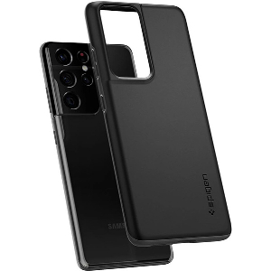 SPIGEN THIN FIT CASE FOR SAMSUNG GALAXY S21 ULTRA BLACK