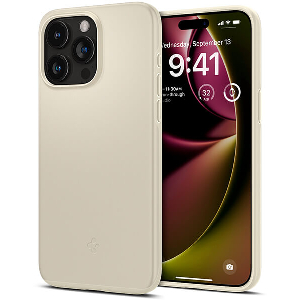 SPIGEN THIN FIT MUTE BEIGE FOR IPHONE 15 PRO