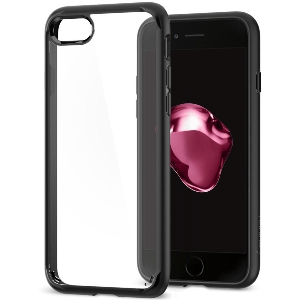 SPIGEN ULTRA HYBRID 2 BACK COVER CASE FOR APPLE IPHONE SE (2022/2020)/8/7 BLACK