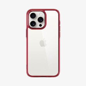 SPIGEN ULTRA HYBRID DEEP RED FOR IPHONE 15 PRO