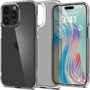SPIGEN ULTRA HYBRID FROST CLEAR FOR IPHONE 15 PRO
