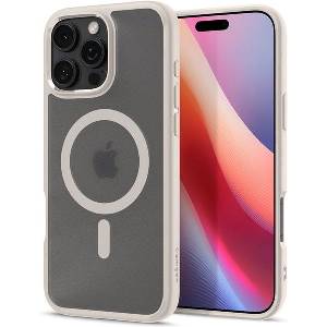 SPIGEN ULTRA HYBRID MAGSAFE FROST NATURAL TITANIUM FOR IPHONE 16 PRO