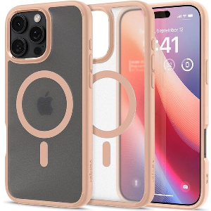 SPIGEN ULTRA HYBRID MAGSAFE FROST ROSE TITANIUM FOR IPHONE 16 PRO