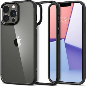 SPIGEN ULTRA HYBRID MATTE BLACK FOR IPHONE 14 PRO