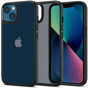 SPIGEN ULTRA HYBRID MATTE FROST BLACK FOR IPHONE 13