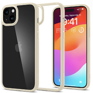 SPIGEN ULTRA HYBRID MUTE BEIGE FOR IPHONE 15 PLUS