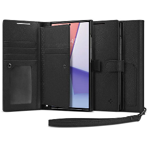 SPIGEN WALLET S PLUS BLACK FOR SAMSUNG GALAXY S23 ULTRA